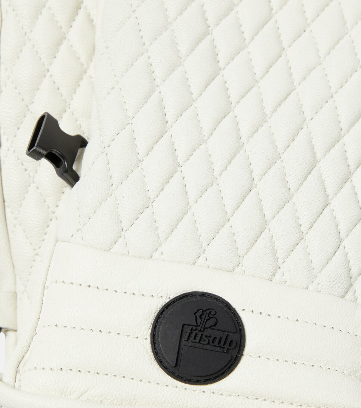 Fusalp Athena quilted leather mittens