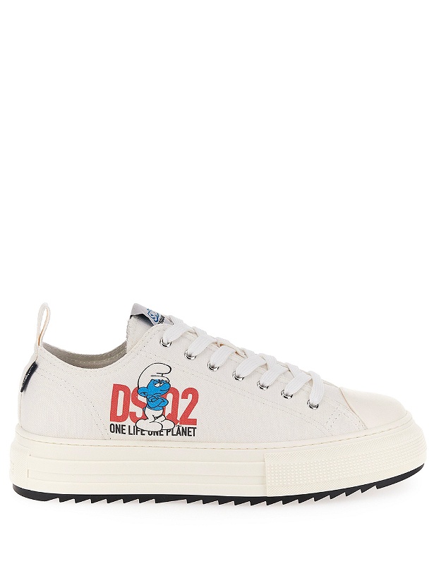 Photo: DSQUARED2 - Printed Canvas Sneakers