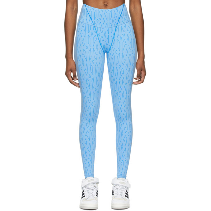 Photo: adidas x IVY PARK Blue Monogram Leggings