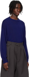 RAINMAKER KYOTO Blue Crewneck Sweater