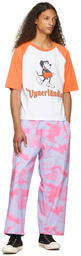 Vyner Articles Pink & Blue Hawaii Judo Lounge Pants