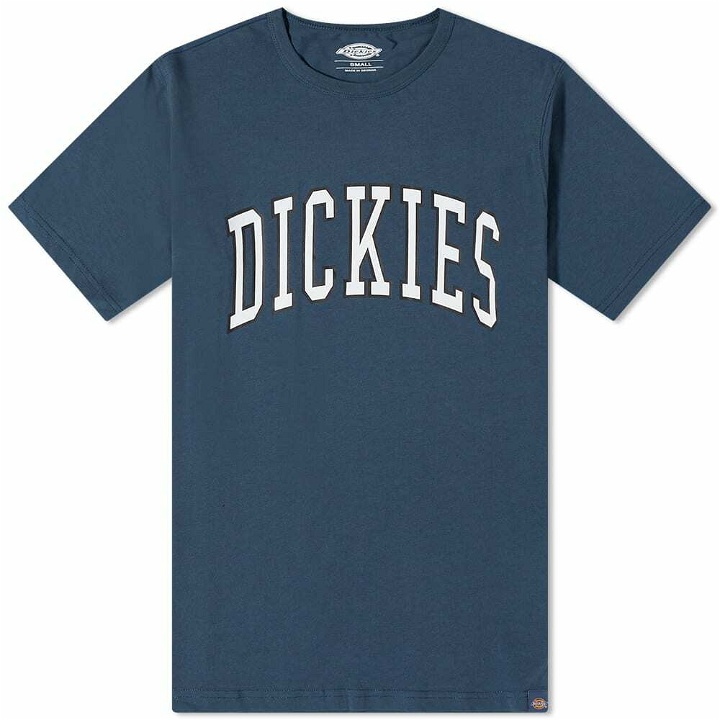 Photo: Dickies Men's Aitkin College Logo T-Shirt in Airforce Blue