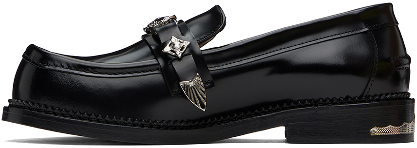 Toga Virilis Black Polished Loafers Toga Virilis