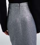 Emilia Wickstead Lorelei tweed pencil skirt