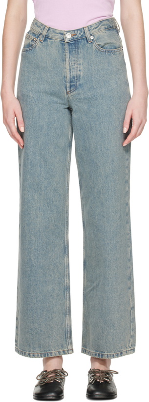 Photo: A.P.C. Indigo Elisabeth Jeans