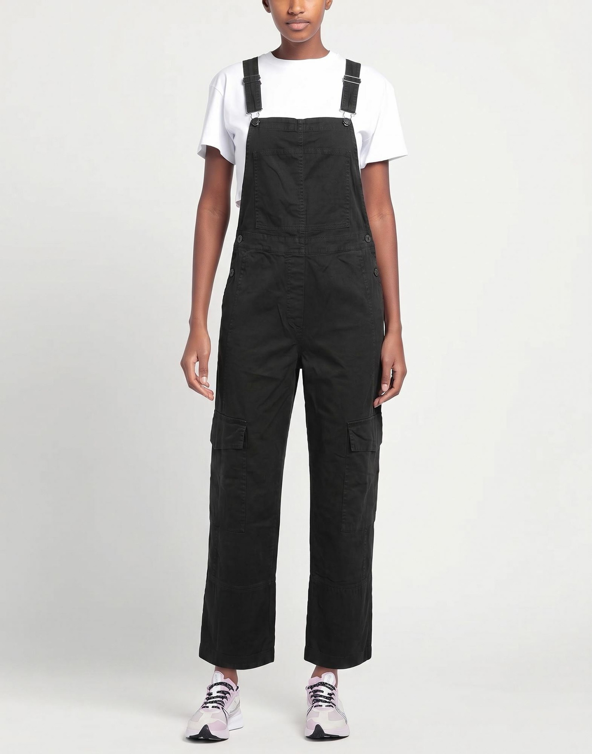 Crossley Womens Overalls in Black