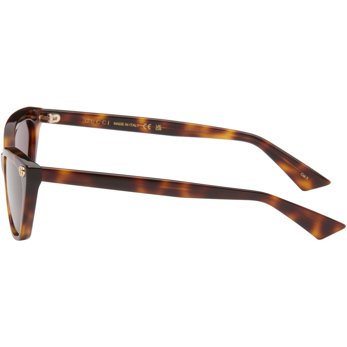 Gucci Brown Cat Eye Sunglasses