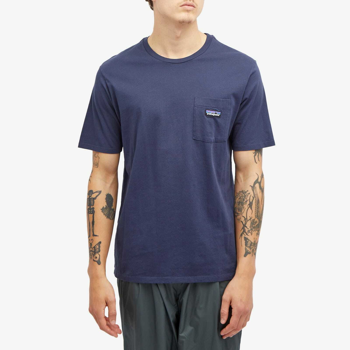 Patagonia Men's Daily Pocket T-Shirt in New Navy