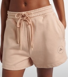 Adidas by Stella McCartney Logo cotton shorts