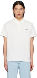 A.P.C. White Carter Polo