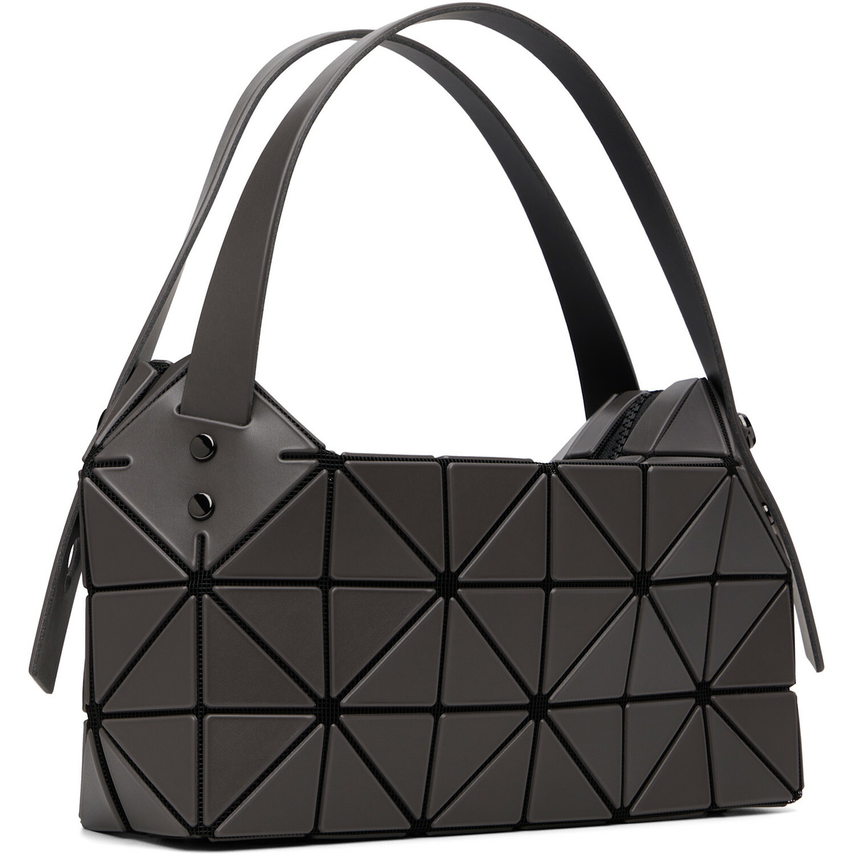 BAO BAO ISSEY MIYAKE Gray Boston Tote