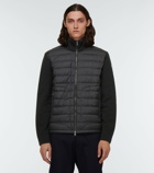Moncler - Paneled down-padded jacket