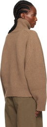 LE17SEPTEMBRE Brown Raglan Wool Turtleneck