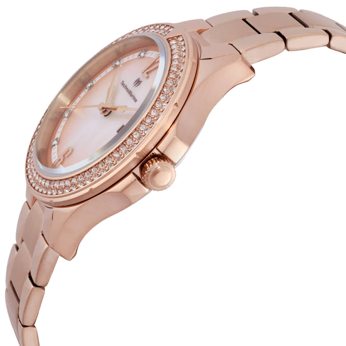 Technomarine Luna Quartz Crystal Ladies Watch TM-826009