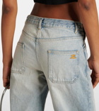 Courrèges Sailor mid-rise wide-leg jeans