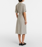 Prada Polka-dot silk shirt dress