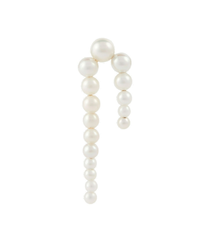 Photo: Sophie Bille Brahe - Petite Perle Nuit 14Kt gold and pearl earrings