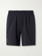 On - Train Straight-Leg 7'' Recycled-Jersey Shorts - Black