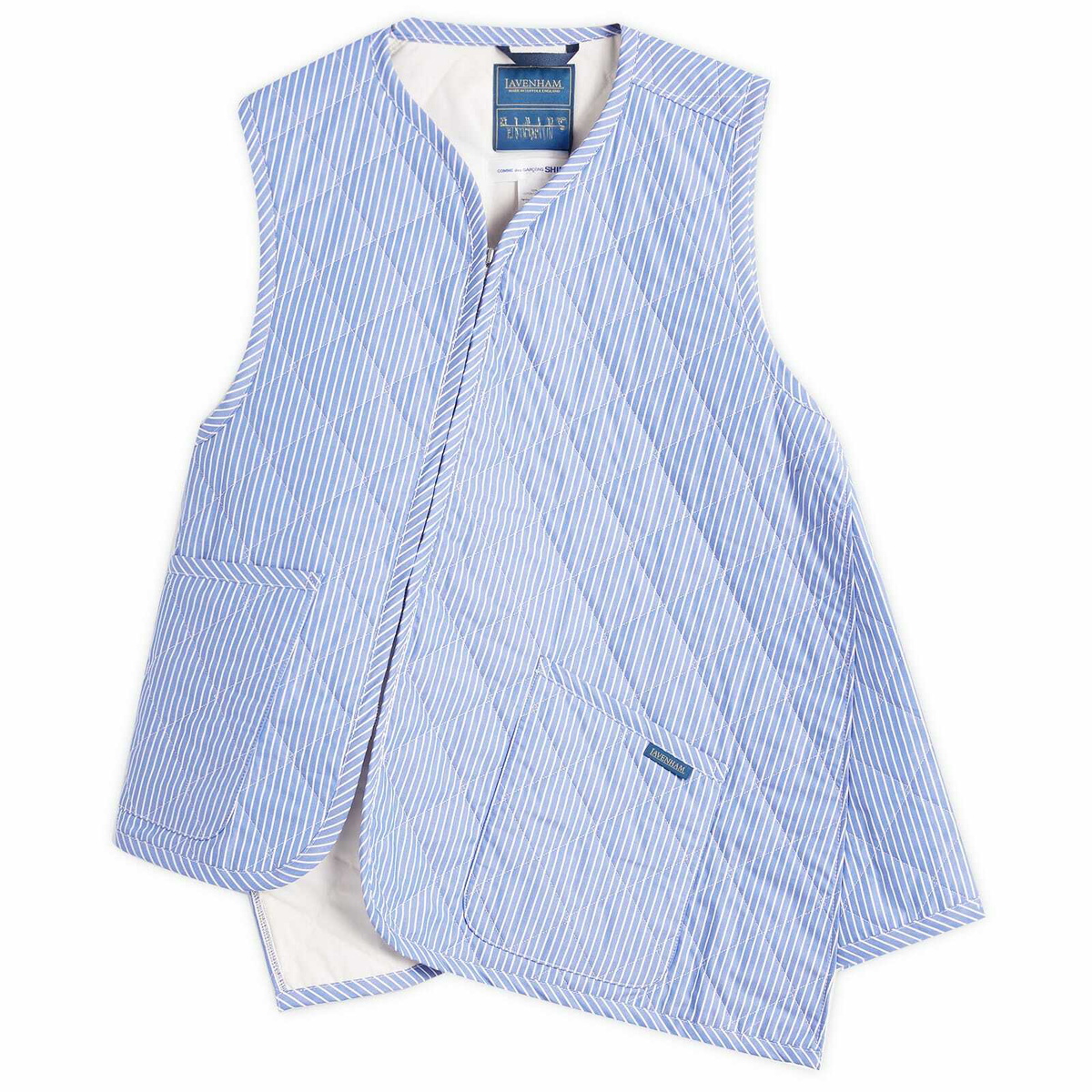 2枚SUNSPEL comme des garçons shirts vest CDG Shirt Underwear: Sunspel Vest (Navy) | DSMNY E-SHOP