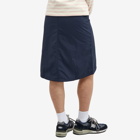 Gramicci Women's Nylon Packable Midi Skirt in Navy
