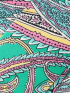 Drake's - 7cm Nouveau Leaves Printed Silk-Shantung Tie