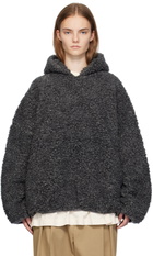 Fear of God Gray Polar Fleece Hoodie
