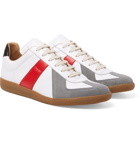 Maison Margiela - Replica Leather and Suede Sneakers - Men - White