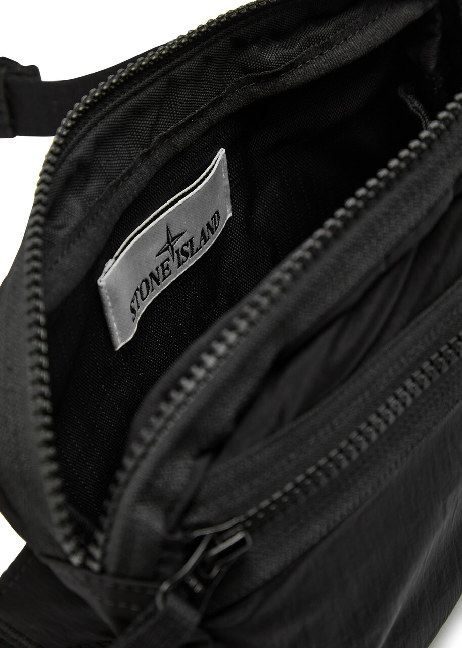 Stone Island Marsupio Logo-appliquéd Belt bag - Black - One Size