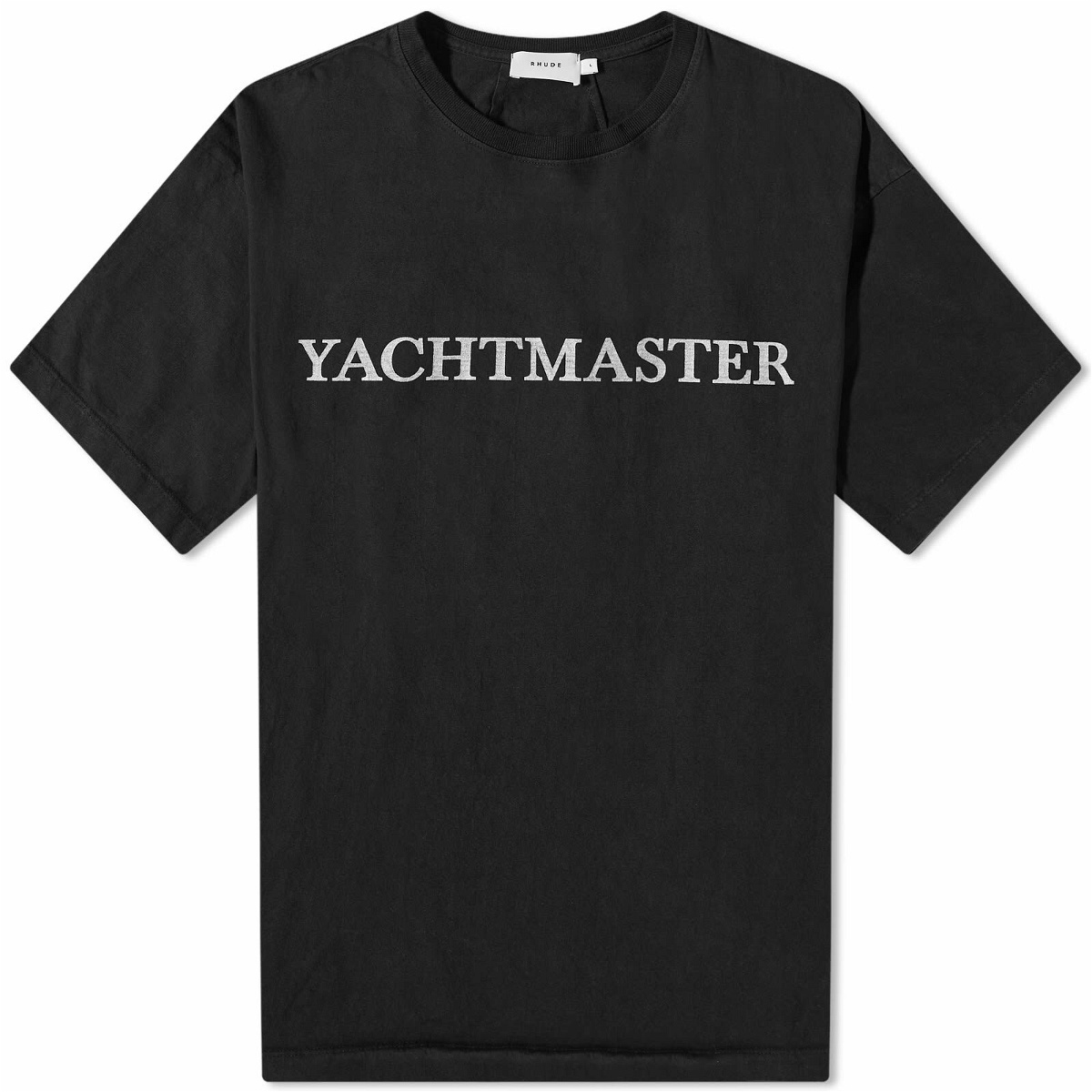 Rhude Men's Yachtmaster T-Shirt in Vtg Black Rhude