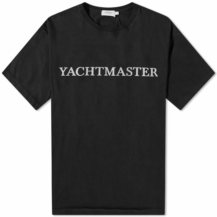 Photo: Rhude Men's Yachtmaster T-Shirt in Vtg Black