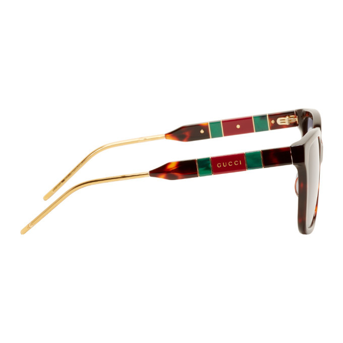 小物 Vintage Gucci tortoiseshell sunglasses Vintage Gucci Tortoiseshell and Gold Sunglasses - Raleigh