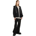 Rick Owens Black Tower Windbreaker Hoodie