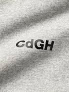 COMME DES GARÇONS HOMME - Logo-Print Loopback Cotton-Jersey Sweatshirt - Gray - 2
