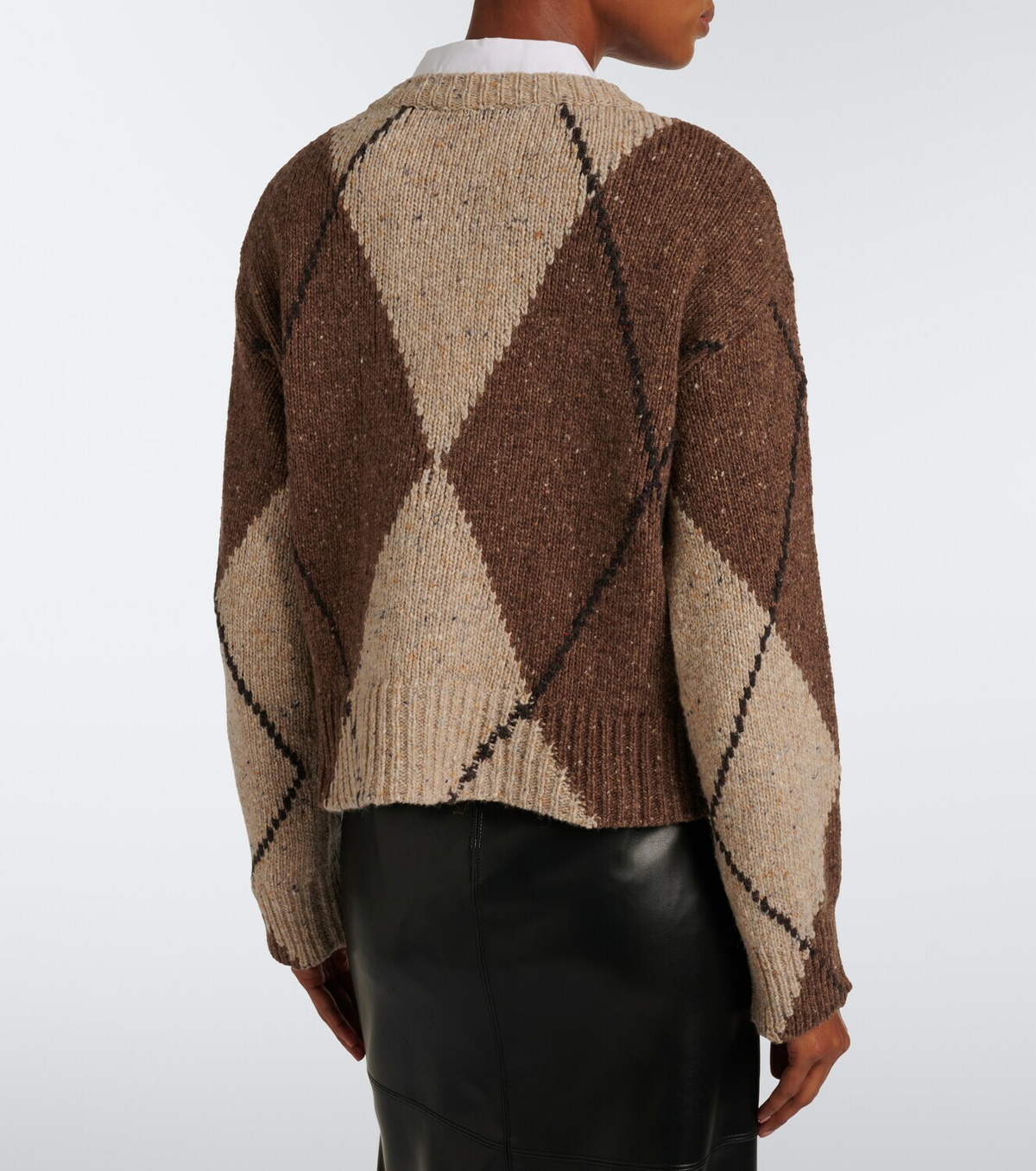 Altuzarra Parish argyle wool and alpaca blend sweater