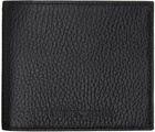 Emporio Armani Black Pebbled Wallet