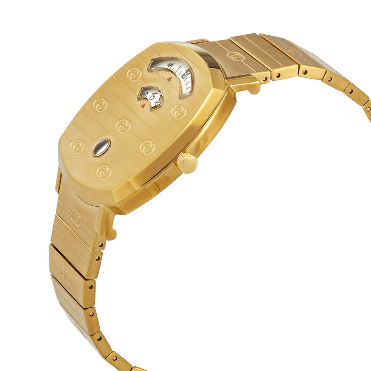 Yellow Gold Pvd Watch Gucci Grip Gold Minimal And Modern — The