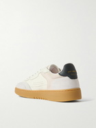 Axel Arigato - Dice T-Toe Suede-Trimmed Leather Sneakers - White