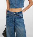 Frame - Le Baggy high-rise belted jeans