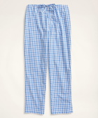 Brooks Brothers Men's Check Pajamas | Blue