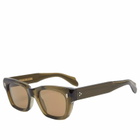 Cutler and Gross 1391 Sunglasses in Olive 