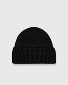 Jw Anderson Label Hat Black - Mens - Beanies