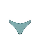 MC2 Saint Barth Woman Water Green Lurex Cheeky Swim Briefs Naomi