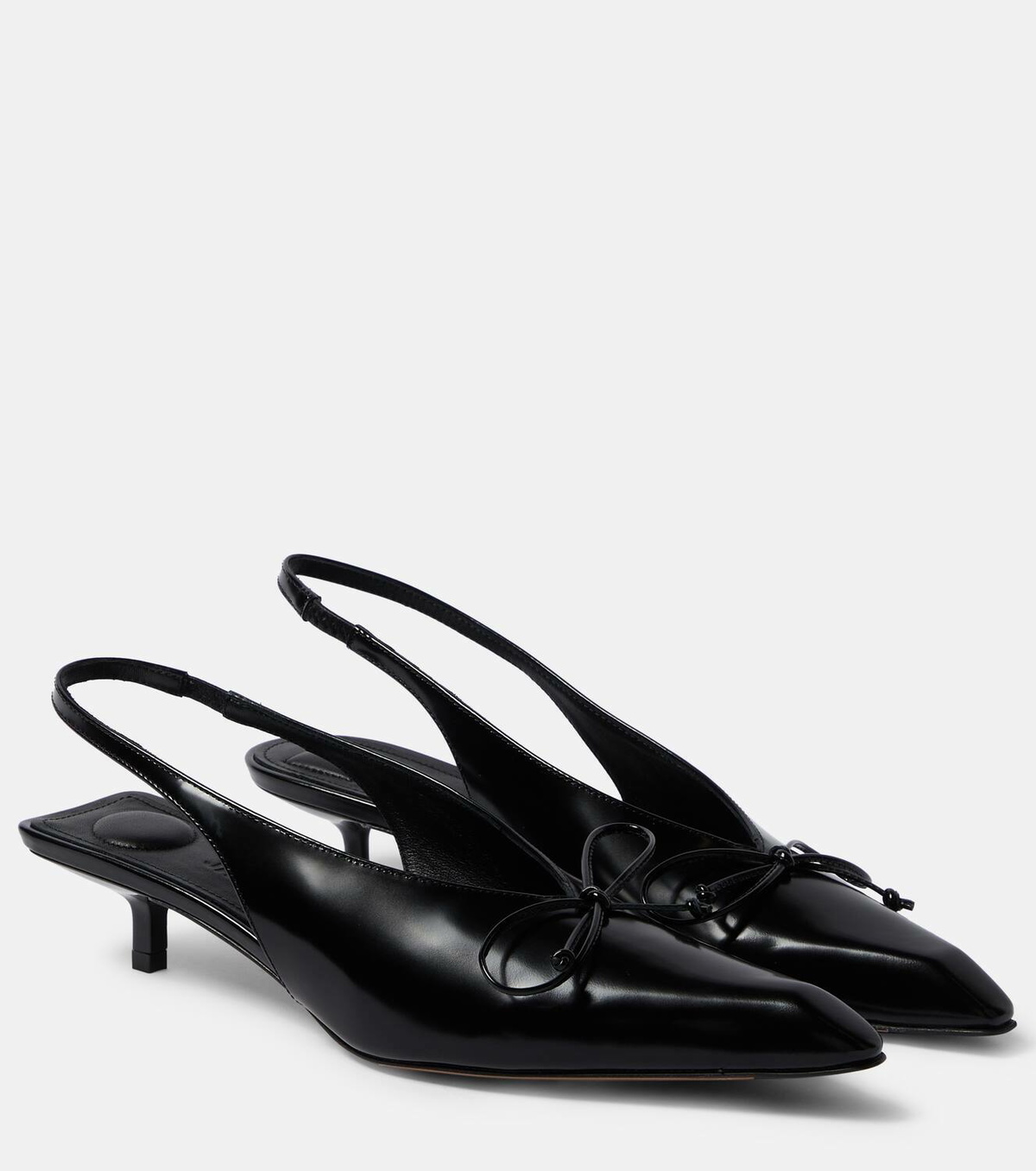 Jacquemus Cubisto B 40 leather slingback pumps Jacquemus