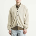 Kaptain Sunshine Men's Cotton Washi Hand Frame Cardigan in Ash Grey