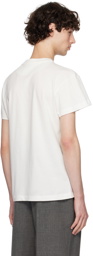 Jil Sander Three-Pack White Logo Label T-Shirts
