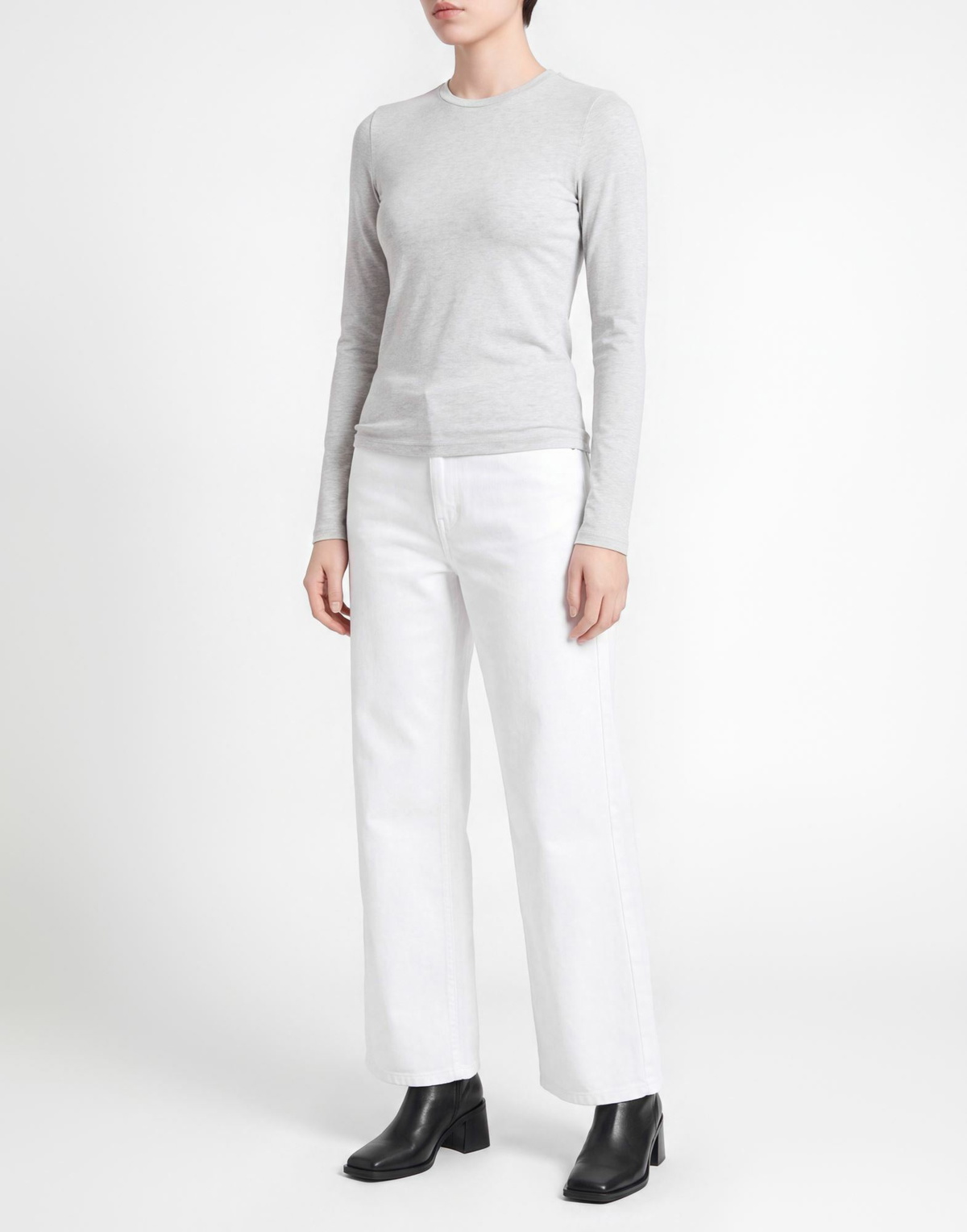 Skims Womens T-shirt Light in Grey