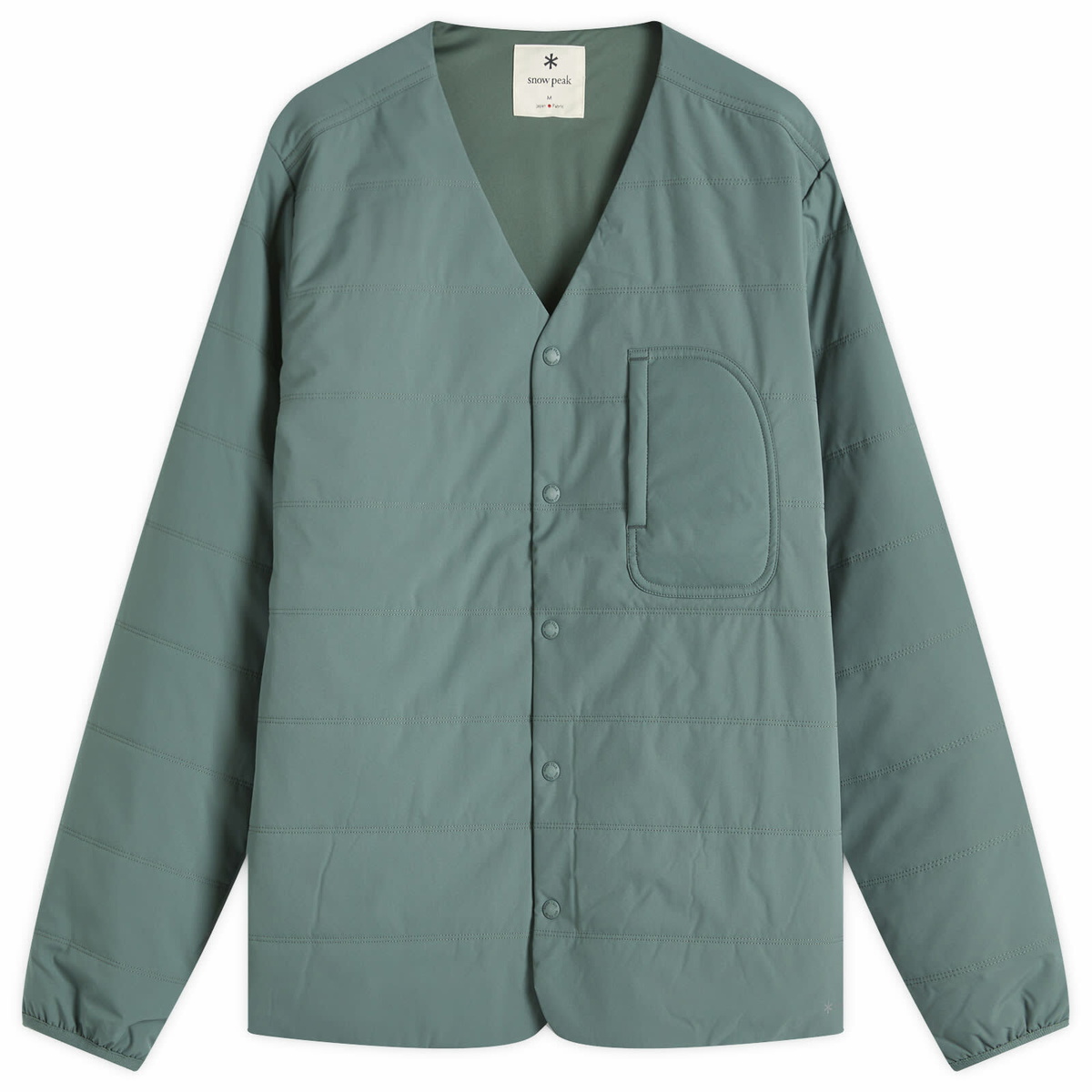 Snow Peak Men's Active Comfort Cardigan in Black Snow Peak