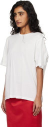 The Frankie Shop White Harper Soft Organic T-shirt