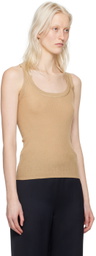 6397 Beige Skinny Tank Top