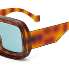 Loewe Eyewear Paula's Ibiza Dive Mask Sunglasses in Blonde Havana 